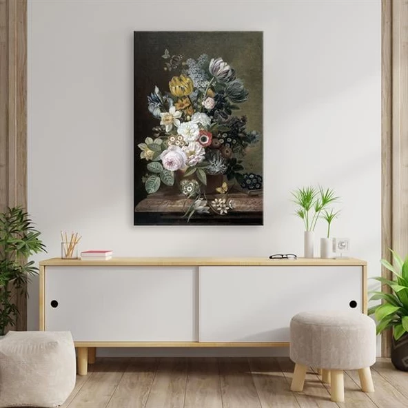Çiçek Demeti - Kanvas Tablo ürün görseli