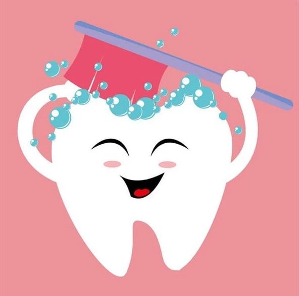 Diş Fırçalama - Kanvas Tablo - Resim 2