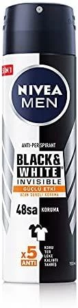 Nivea Deodorant Erkek - Black & White Güçlü Etki