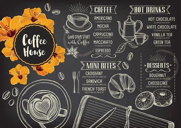 Coffee House - Kanvas Tablo - Resim 2