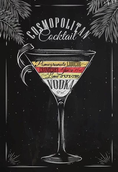 Cosmopolitan - Kanvas Tablo - Resim 2