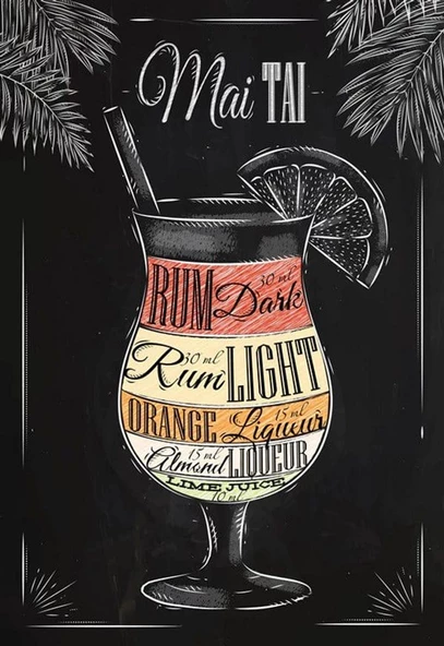 Mai Tai - Kanvas Tablo ürün görseli 1