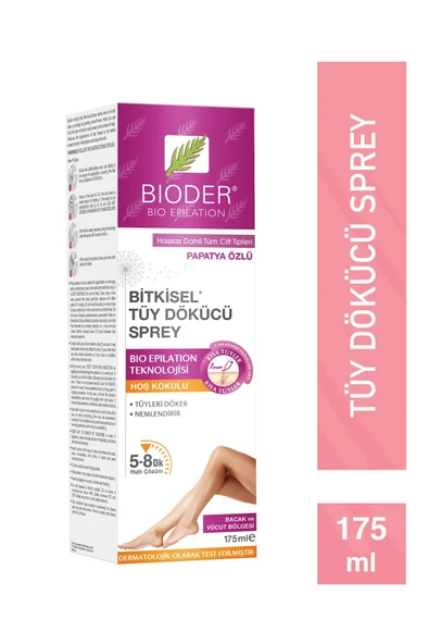 Bioder Bitkisel Tüy Dökücü Sprey 175 Ml - Kadın