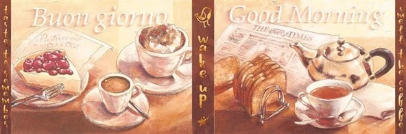 Buon Giorno - Kanvas Tablo ürün görseli 1