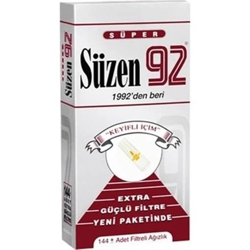 SÜZEN 92 FİLTRELİ AĞIZLIK 144 LÜ x 8 Adet