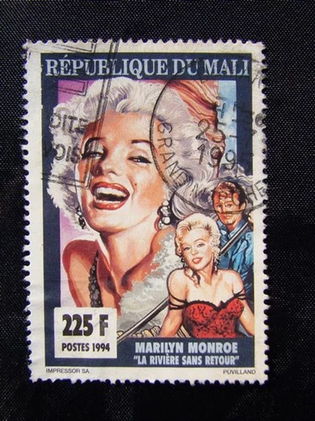 Marilyn Monroe Pul - Kanvas Tablo - Resim 2