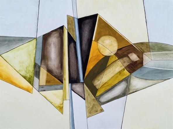 Soyut 63 - Kanvas Tablo - Resim 2