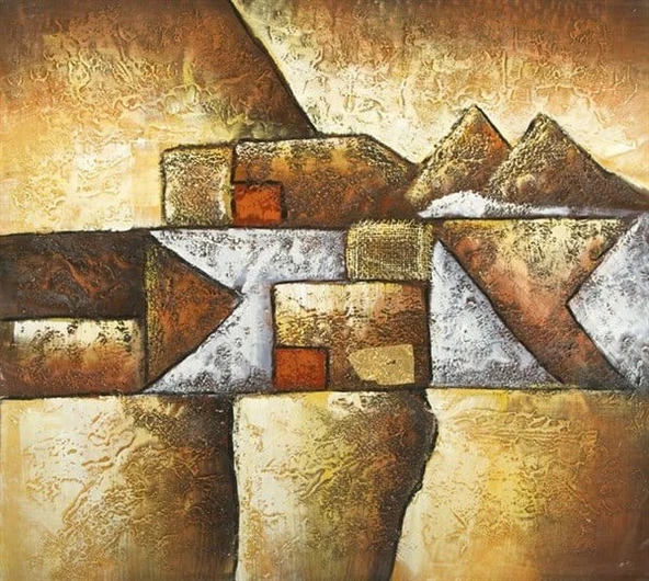 Soyut 9 - Kanvas Tablo - Resim 2