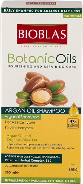 Bioblas Botanic Oils Argan Yağlı  Şampuan 360 ml