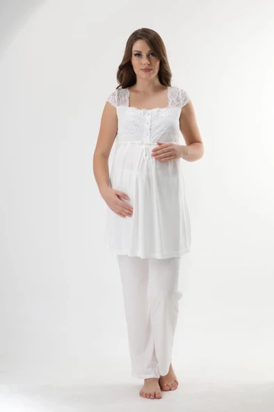 ELİT 3200 HAMİLE LOHUSA 2021 YENİ SEZON SADE VE ŞIK 3 LÜ LOHUSA - 4