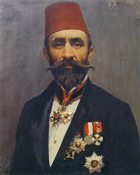 Sultan II. Abdülhamid - Kanvas Tablo