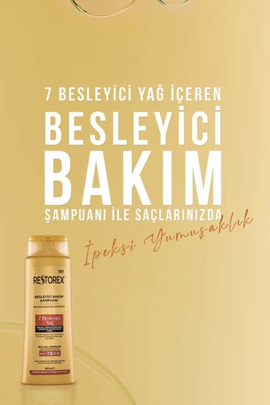 Restorex 7 Besleyici Yağ Complex Besleyici Bakım Şampuanı 500 Ml - 2
