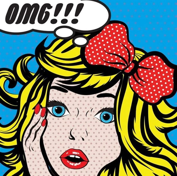 OMG! - Kanvas Tablo - Resim 2