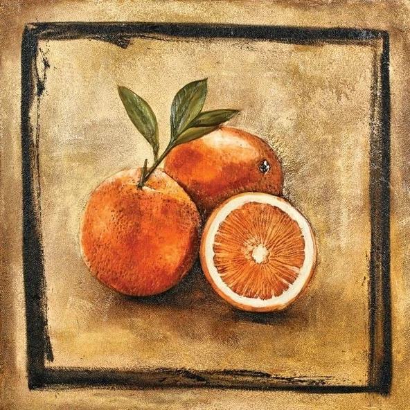 Portakallar - Kanvas Tablo - Resim 2
