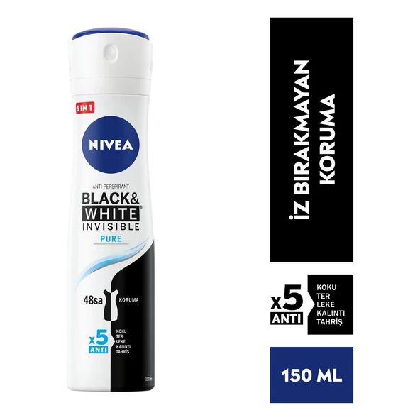 Nivea Deodorant Kadın - Black & White İnvisible Pure