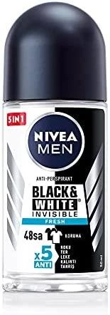 Nivea Roll-On 50 Ml Erkek - Black & White Fresh