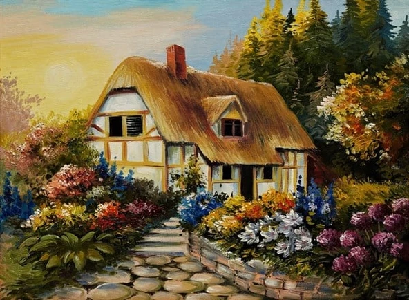 Masal Evi - Kanvas Tablo