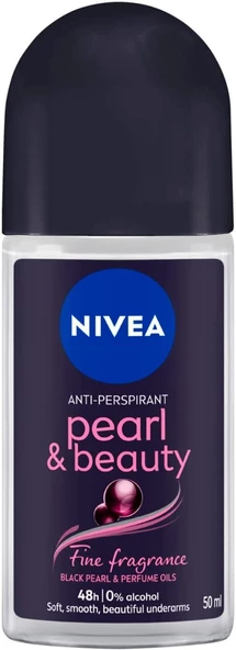 Nivea Roll-On 50 Ml Kadın - Pearl & Beauty Black Pearl