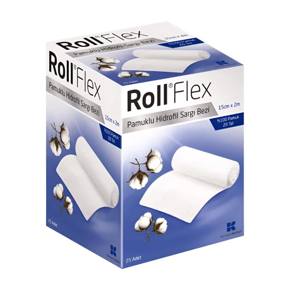 ROLL FLEX SARGI BEZİ 15 cm x 2 m x 25 Adet