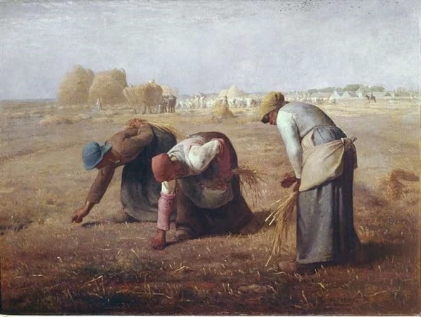 Başak Toplayanlar - Kanvas Tablo - Resim 2