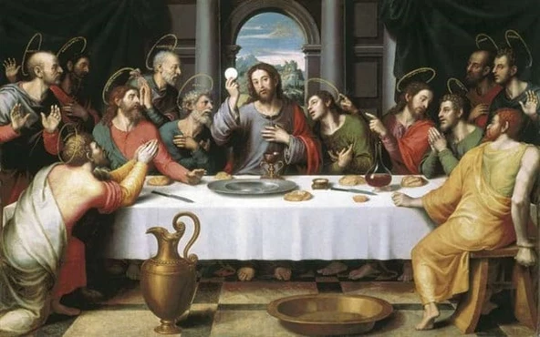 The Last Supper - Kanvas Tablo - Resim 2