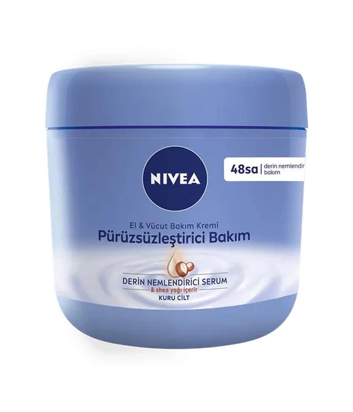 Nivea El Ve Vücut Bakım Kremi - Pürüzsüzleştirici Bakım 400 Ml