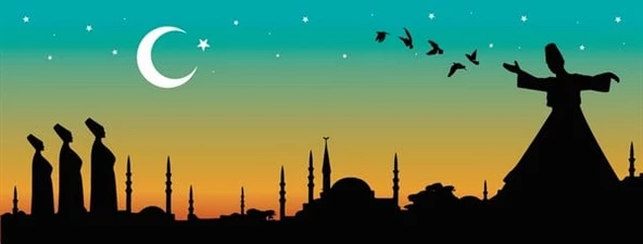 Semazen - Dini Kanvas Tablo ürün görseli