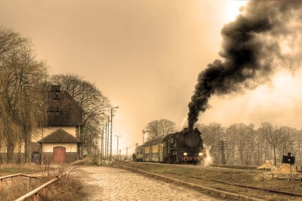 Kara Tren - Kanvas Tablo - 2