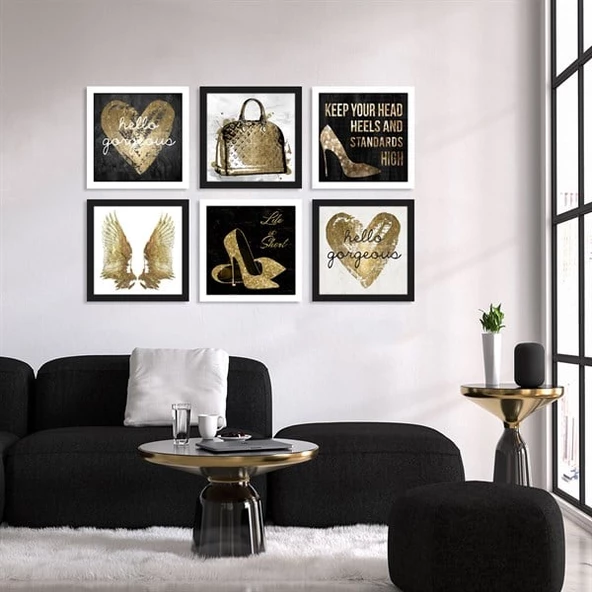 Hello Gorgeous Çerçeveli Poster Seti ürün görseli