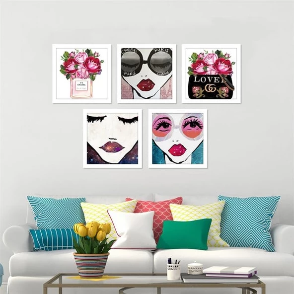 Fashion Çerçeveli Poster Seti