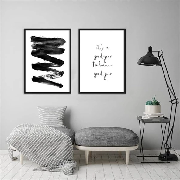 Good Year Çerçeveli Poster Seti ürün görseli