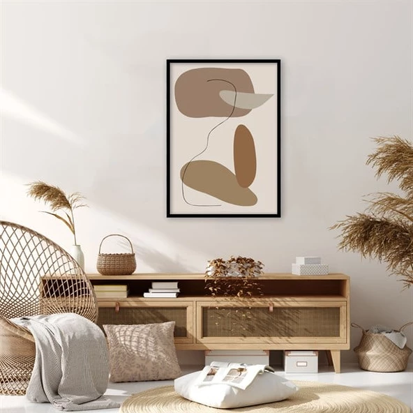 Milk Coffee Çerçeveli Poster