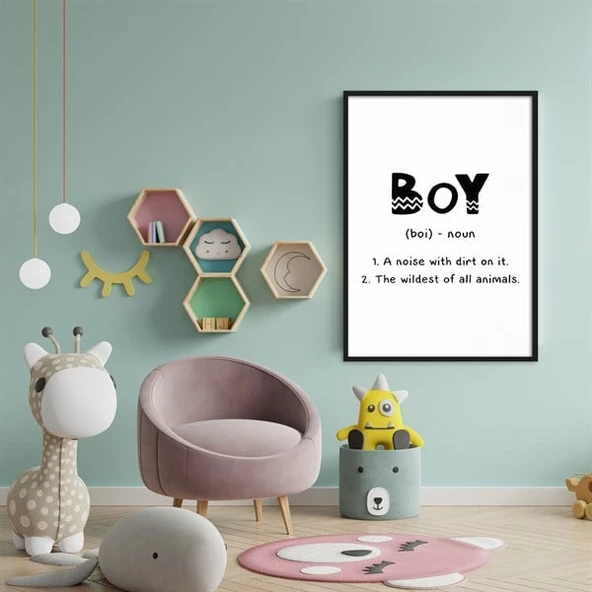 Boy Çerçeveli Poster - 2