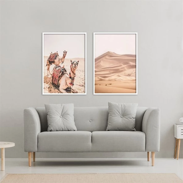Desert Çerçeveli Poster Seti - Resim 2