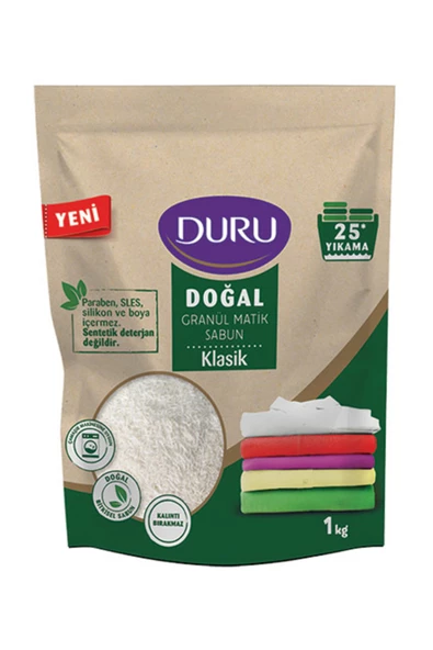 Duru Doğal Kaynaklı Granül Matik Sabun Klasik 1 kg