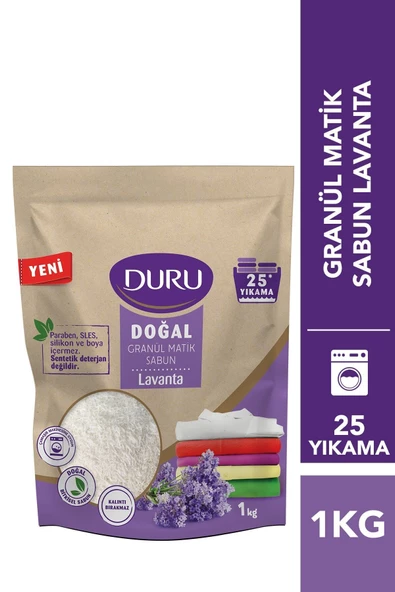 Duru Doğal Kaynaklı Granül Matik Sabun Lavanta 1 kg