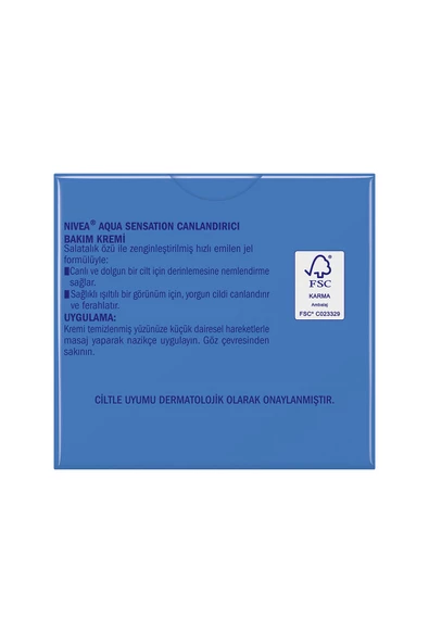 Nivea Aqua Sensation Canlandırıcı Bakım Kremi 50 ml - 5