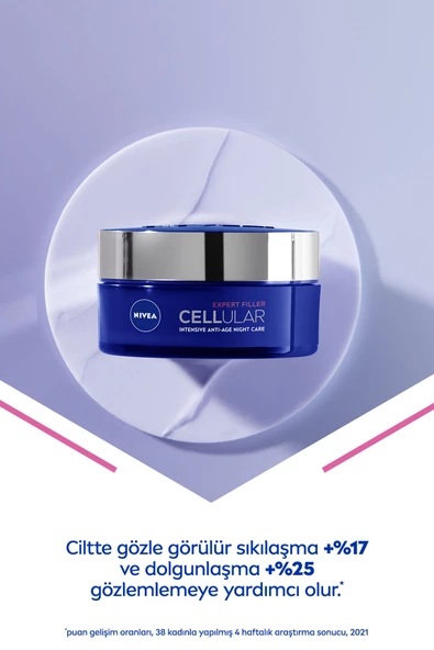 Nivea Cellular Yoğun Yaşlanma Karşıtı Gece Bakım Kremi 50 ml - 3
