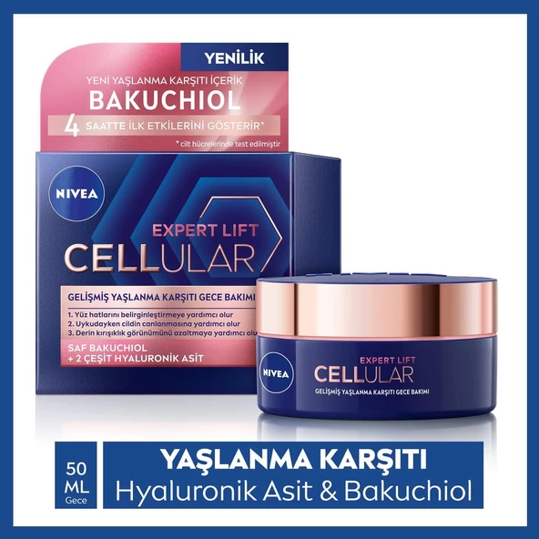 Nivea Cellular Gelişmiş Yaşlanma Karşıtı Gece Bakım Kremi 50 ml - 2