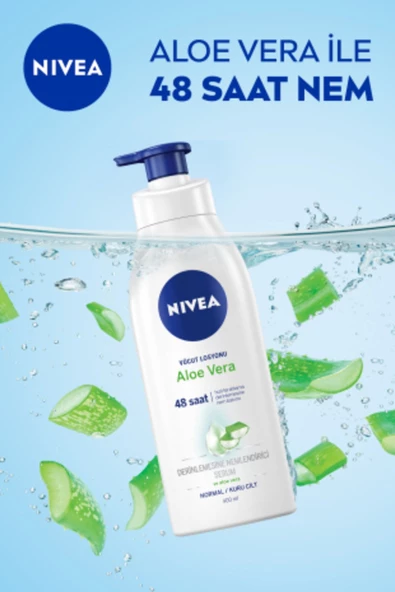 Nivea Vücut Losyonu Aloe & Nemlendirme 5 in 1 Derinlemesine Bakım 400 ml - 6