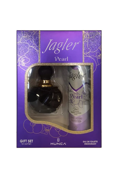 Jagler Pearl 60 ml EDT + 150 ml Deodorant Kadın Gofre