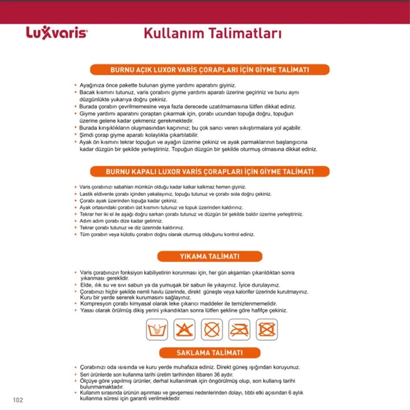 Luxor Hamile Varis Çorabı 18-23 Mmhg (806/4) - 4