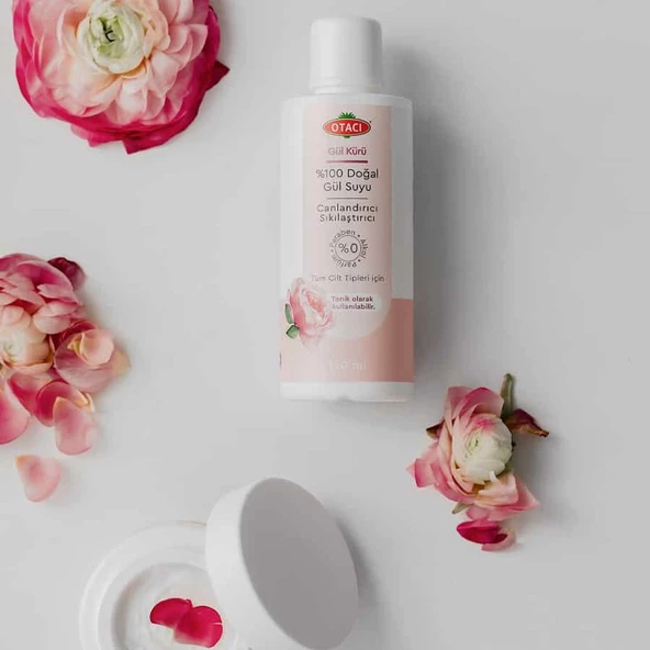 Otacı Gül Kürü % 100 Doğal Gül Suyu Canlandırıcı, Sıkılaştırıcı 150 ml - 2