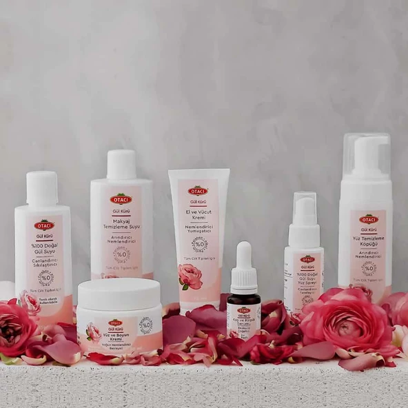 Otacı Gül Kürü % 100 Doğal Gül Suyu Canlandırıcı, Sıkılaştırıcı 150 ml - 4