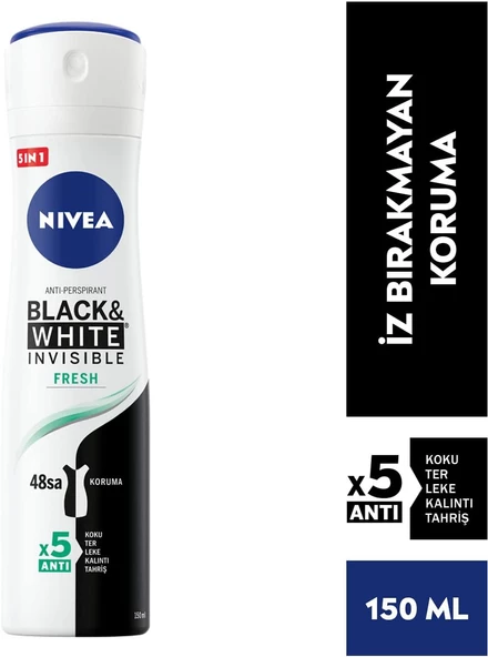 Nivea Deodorant Kadın - Black & White İnvisible Fresh