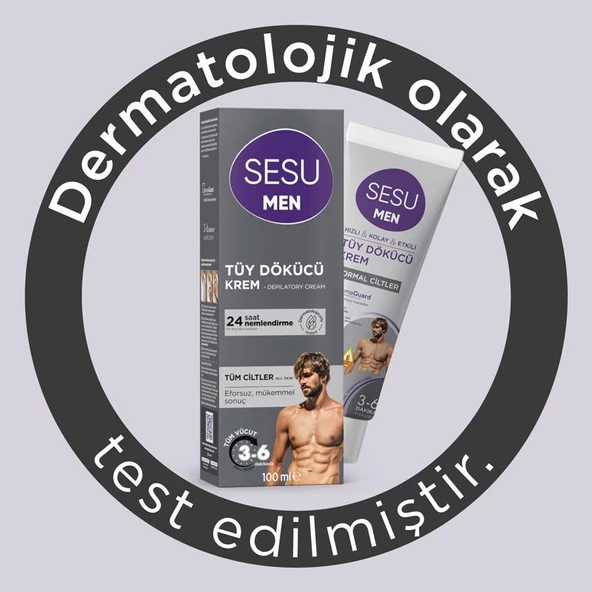 Sesu Men Erkek İçin Tüy Dökücü Krem 100 Ml - 2