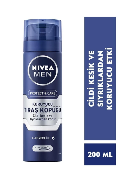 Nivea Men Tıraş Köpüğü Nemlendirici Aloe Vera 200 ml