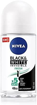 Nivea Roll-On 50 Ml Kadın - Black & White Fresh