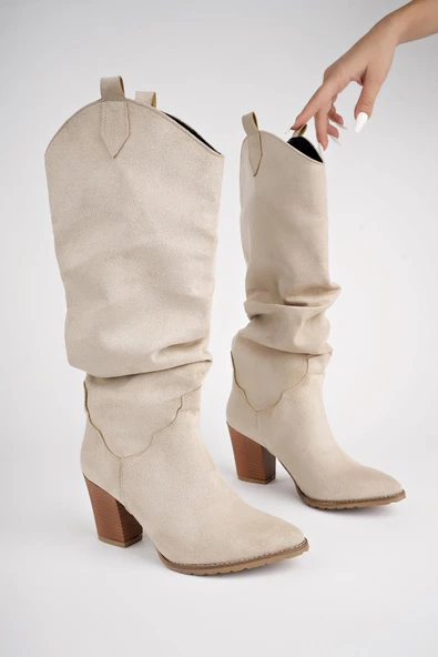 Muggo ILKN05 Kovboy Kadın Çizme - 7