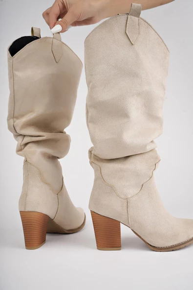 Muggo ILKN05 Kovboy Kadın Çizme - 6